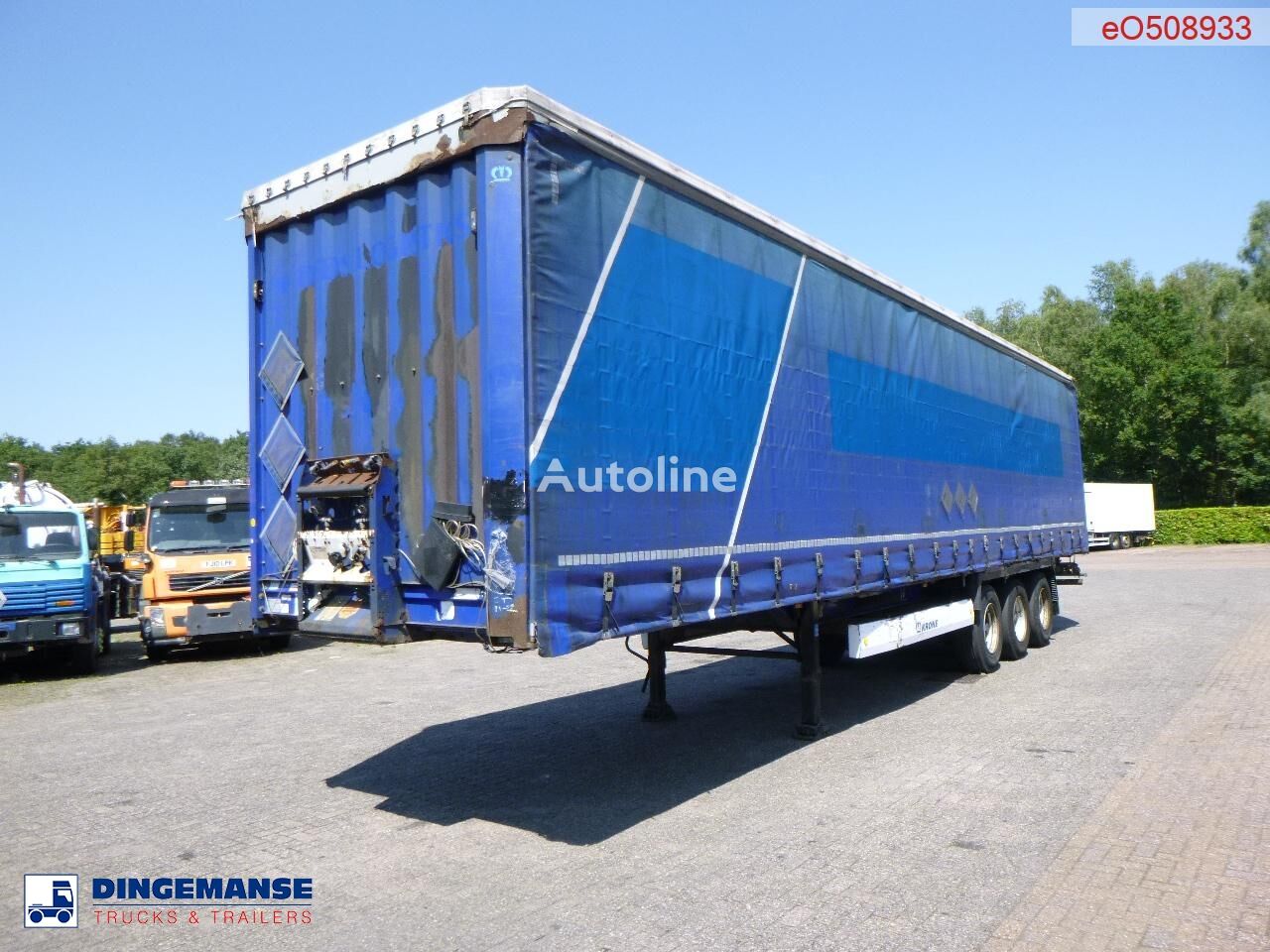 Krone Curtain side trailer SD gardin sættevogn