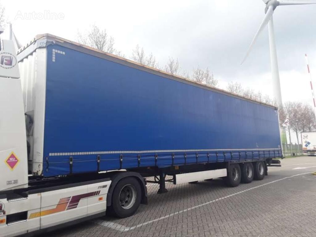 نصف مقطورة ستائر منزلقة Krone Curtainsider Trailer