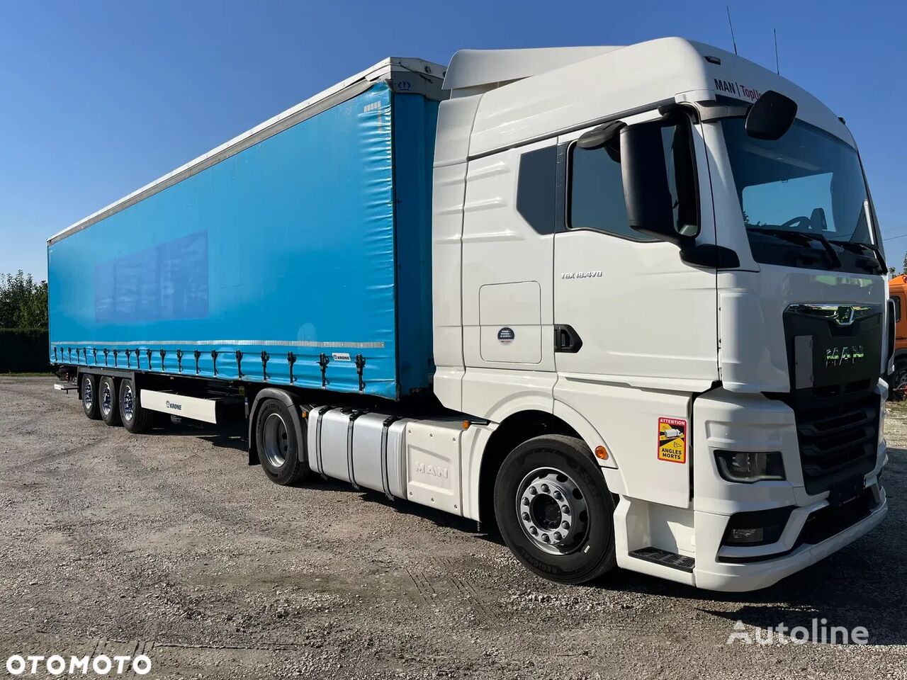 Krone FIRANA STANDARD curtain side semi-trailer