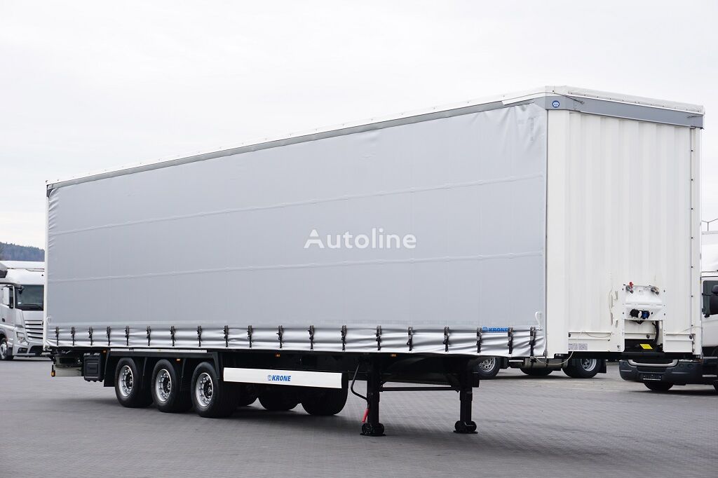 Krone FIRANKA / MEGA / MULTI LOCK / XL / OŚ PODNOSZONA curtain side semi-trailer