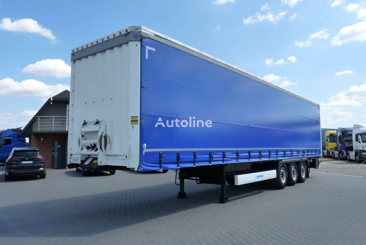 Krone FIRANKA / OŚ PODNOSZONA / COIL MULDA 9m / curtain side semi-trailer