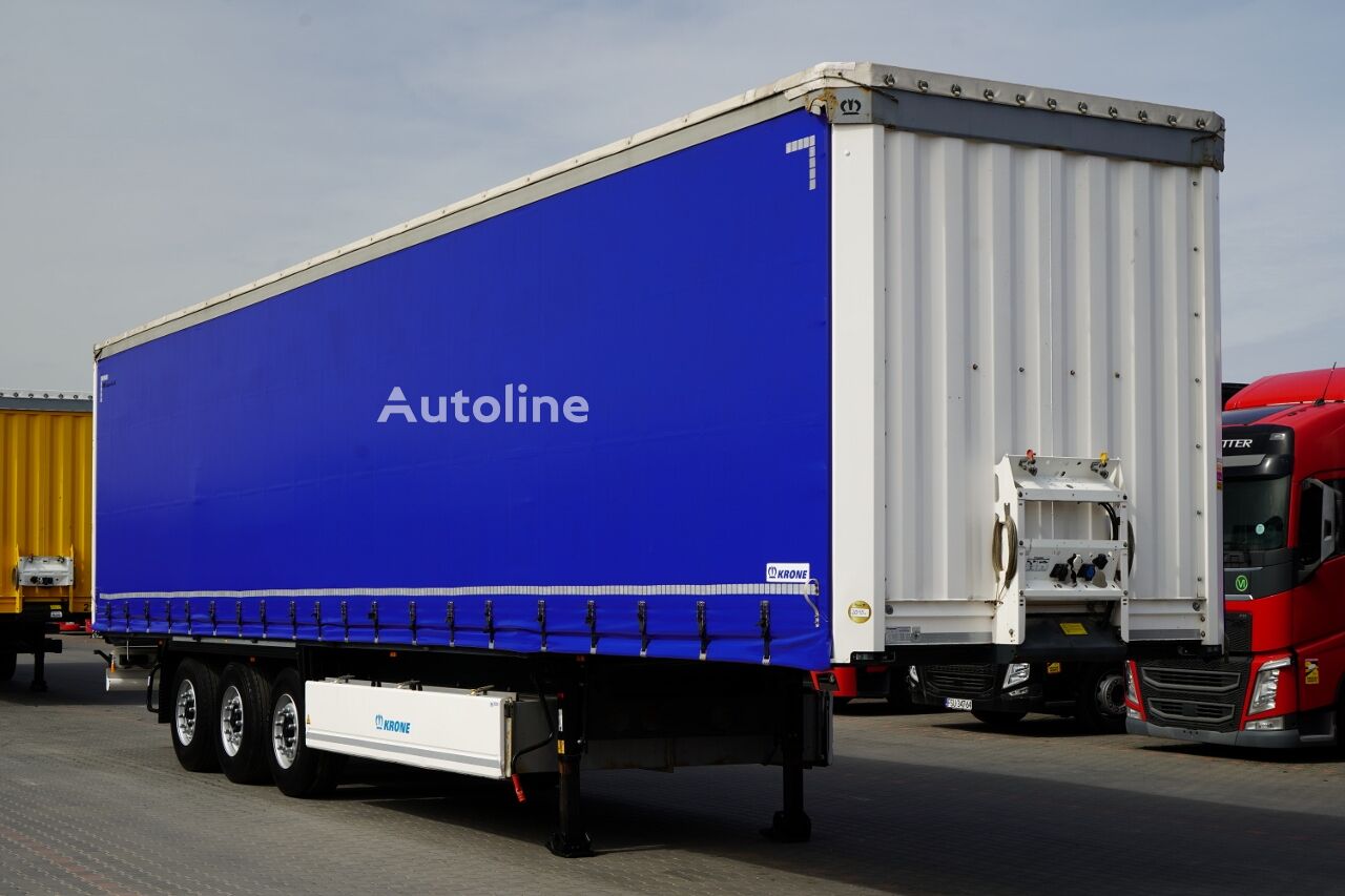 Krone FIRANKA / STANDARD /  KOSZ NA PALETY / semi-trailer med gardinkapell - Autoline