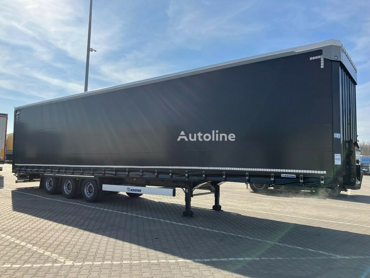 Krone Mega Liner SDP 27 eLG43-CS curtain side semi-trailer