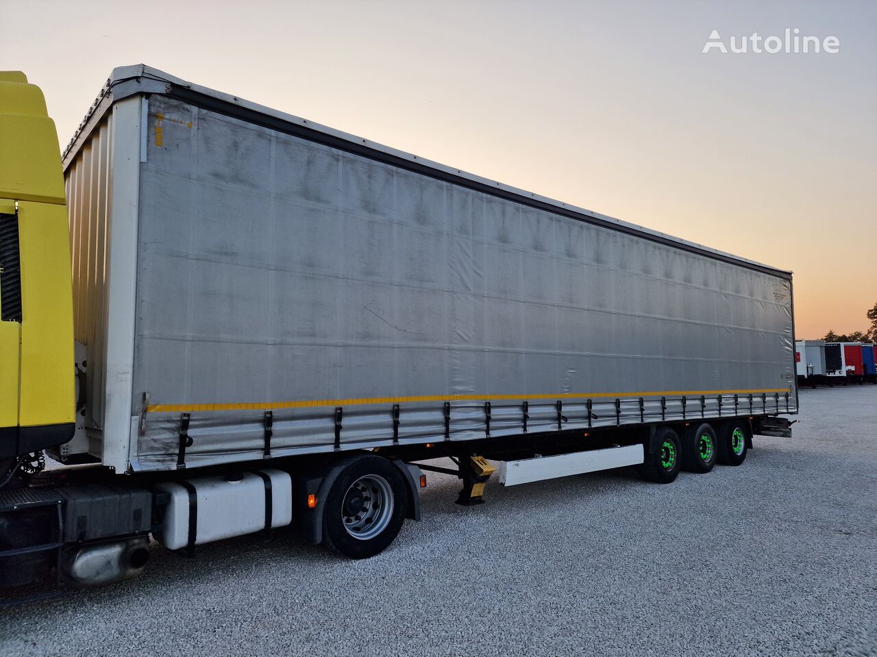 Krone Naczepa FIRANKA MEGA  - OSIE SAF  curtain side semi-trailer