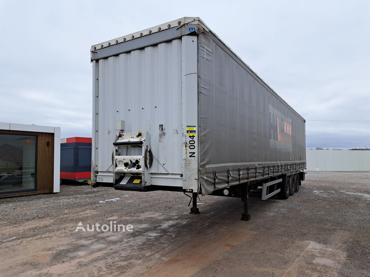 Semi-remorque à rideaux coulissants Krone PSEPW01 - Autoline