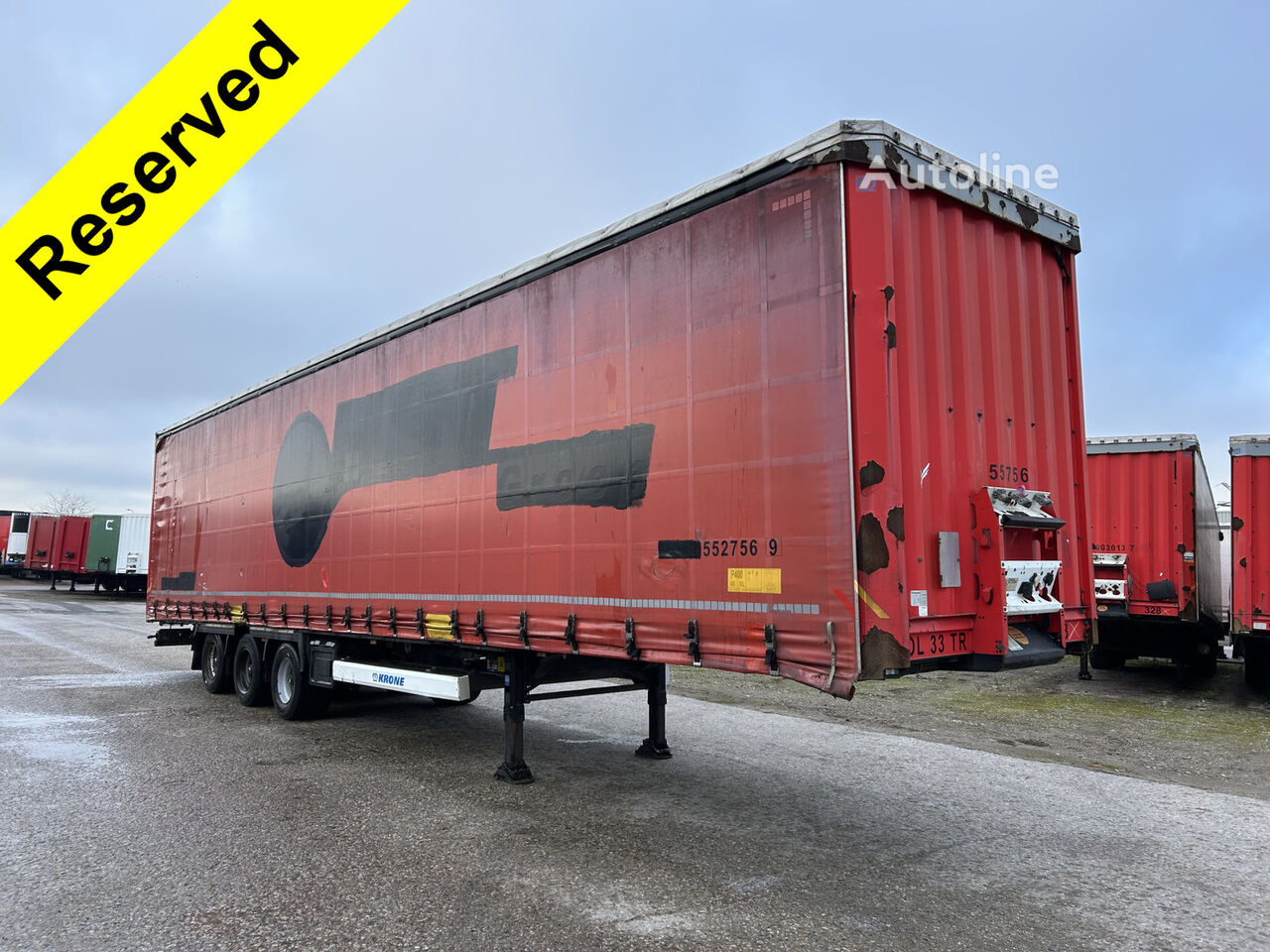 Krone Profi Liner / Mega / Curtainside curtain side semi-trailer - Autoline