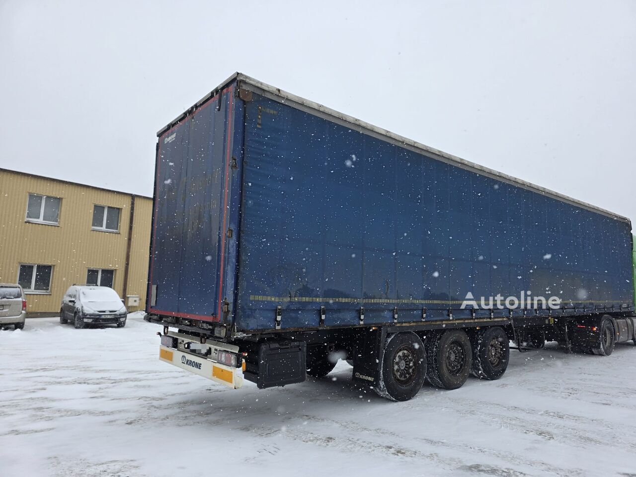 Krone SAF utka koniki semirremolque con lona corredera - Autoline