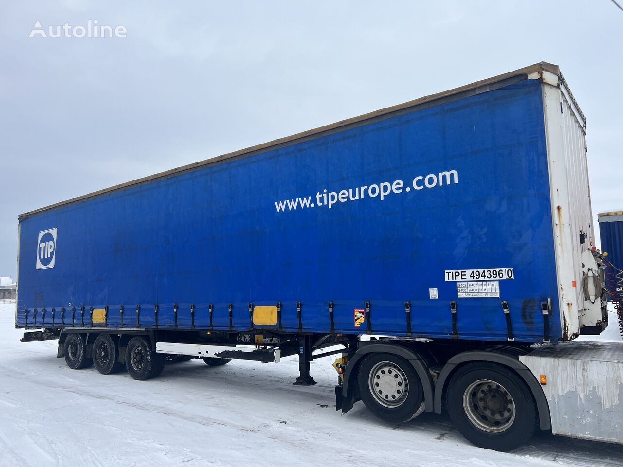 Krone SD  curtain side semi-trailer