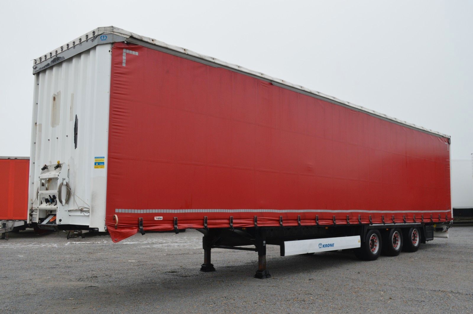 new Krone SD curtain side semi-trailer