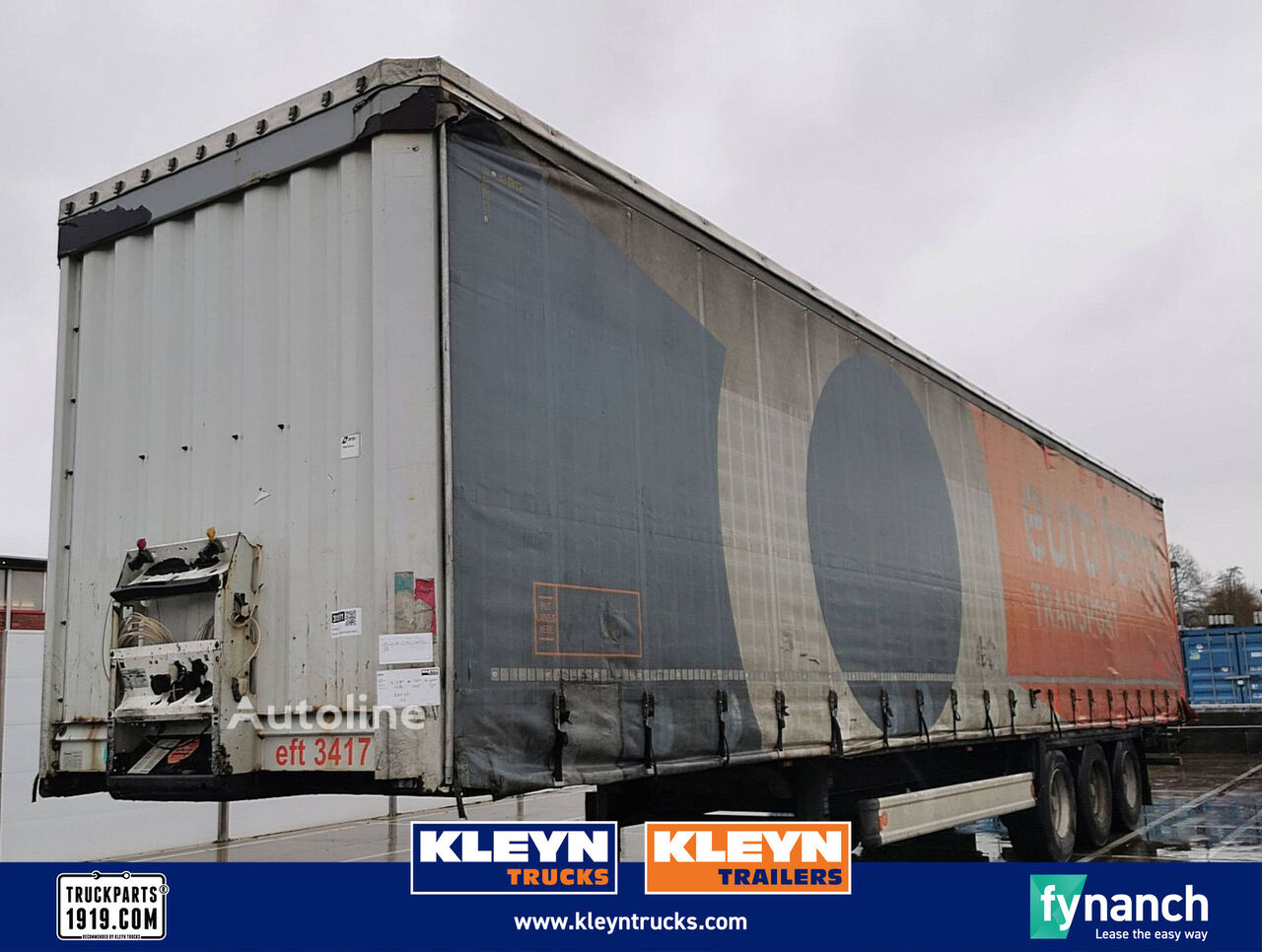 Krone SD curtain side semi-trailer