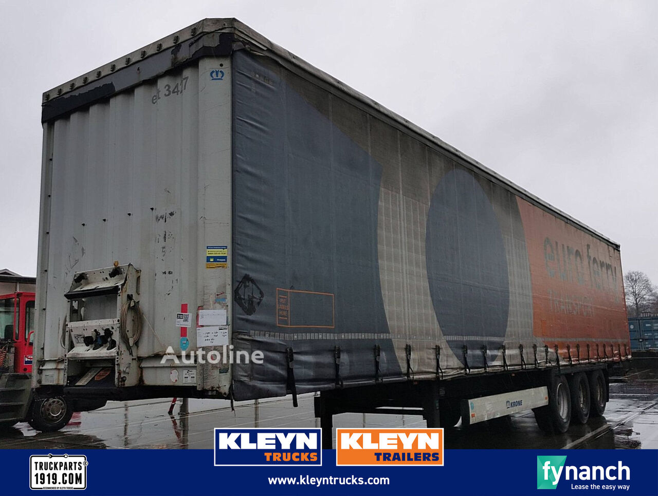 Krone SD curtain side semi-trailer