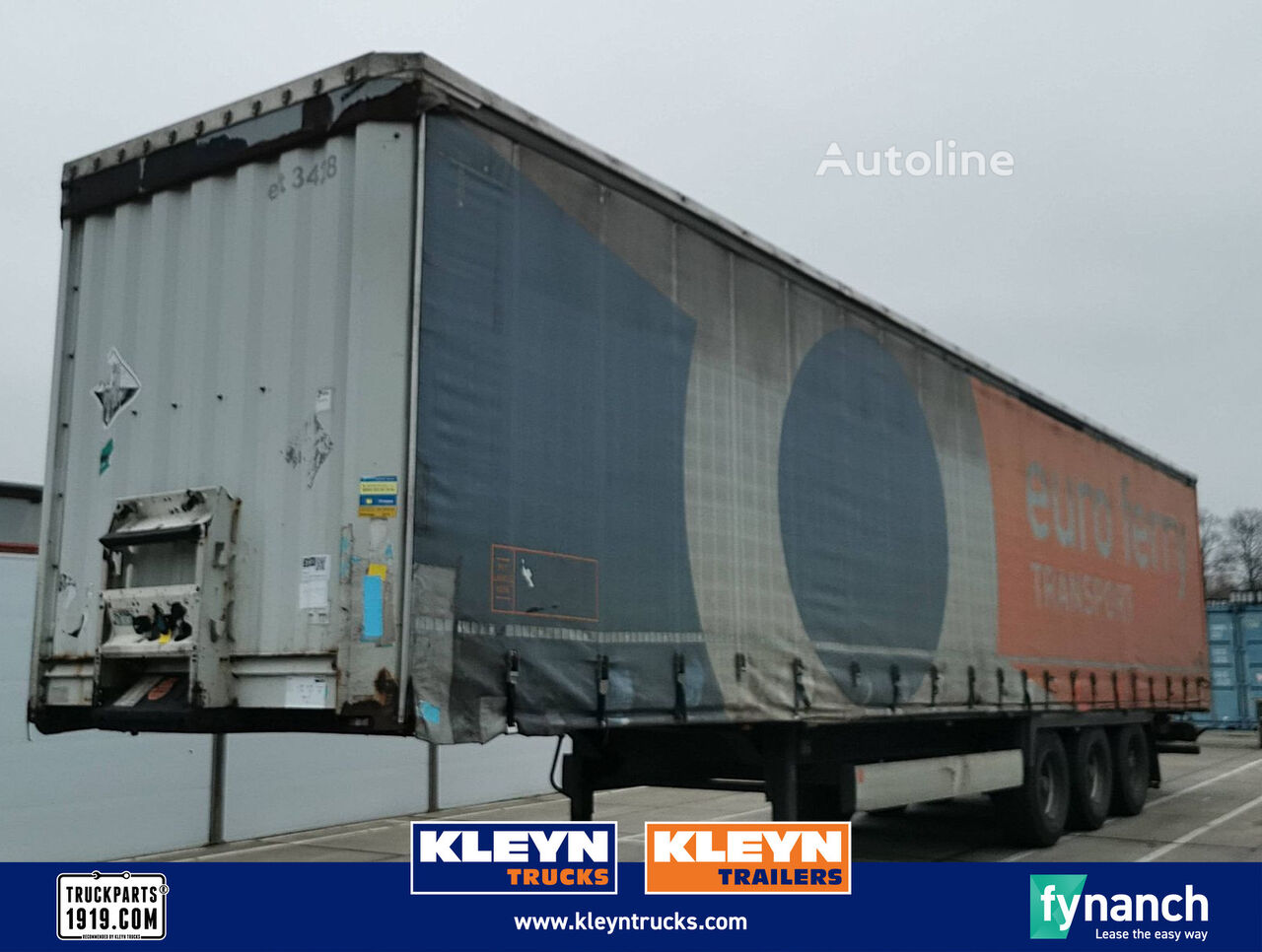 Krone SD curtain side semi-trailer