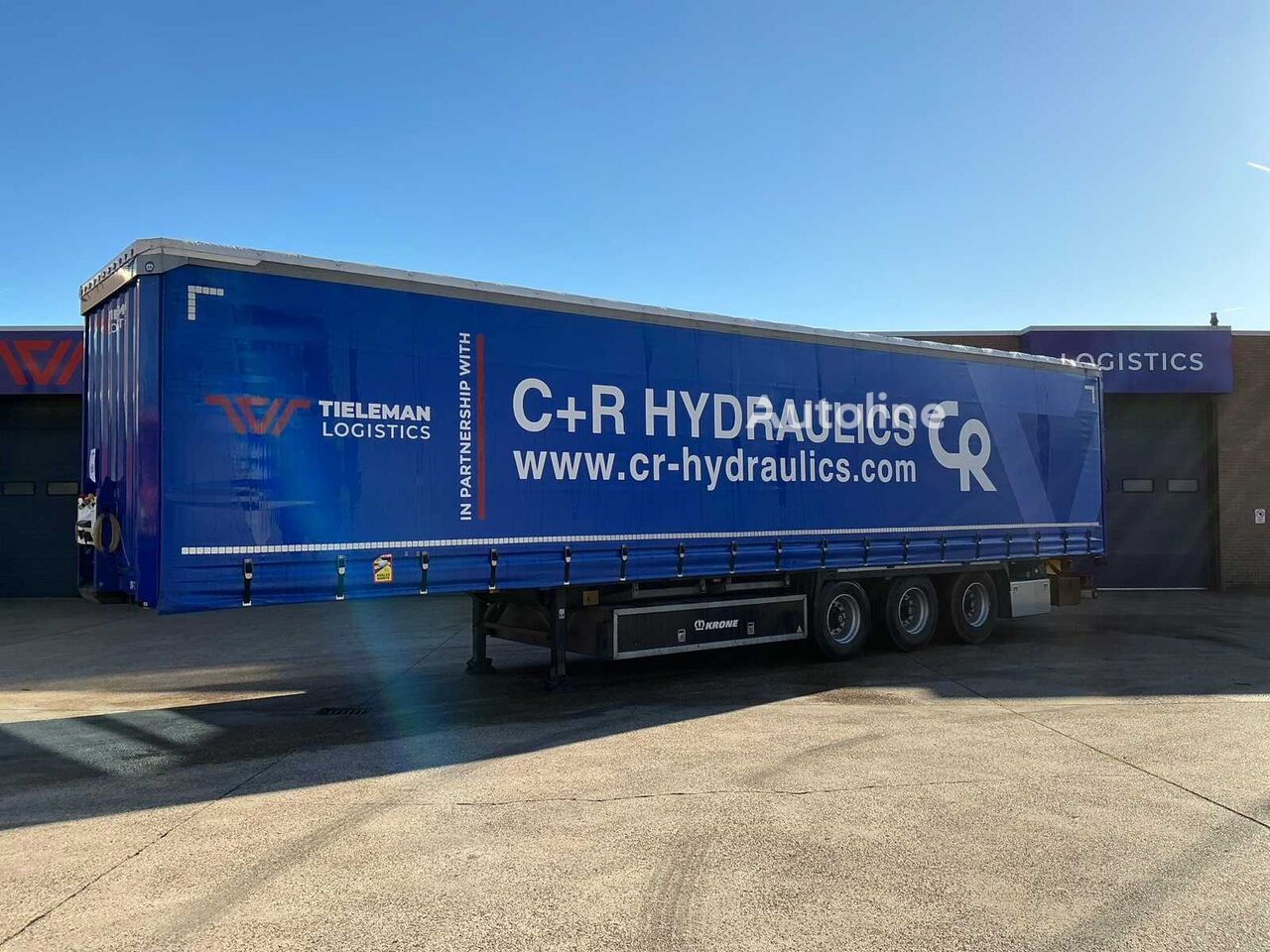 Semi-remorque à rideaux coulissants Krone SD - Autoline