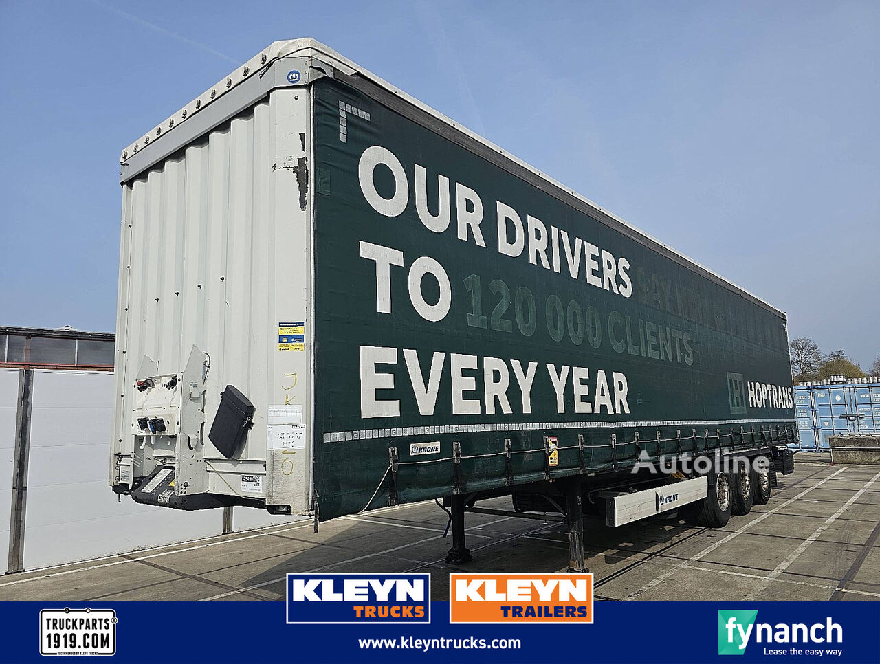 Полуприцеп штора Krone SD - Autoline