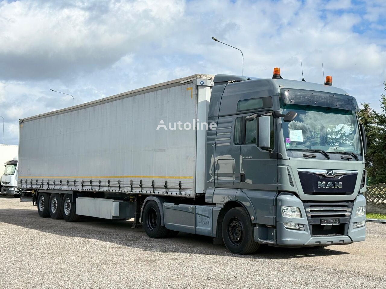 Krone SD curtain side semi-trailer - Autoline