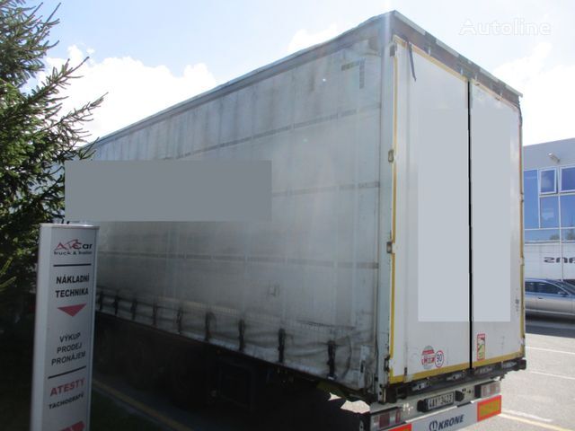 Krone SD 04 LowDeck Liftachse curtain side semi-trailer