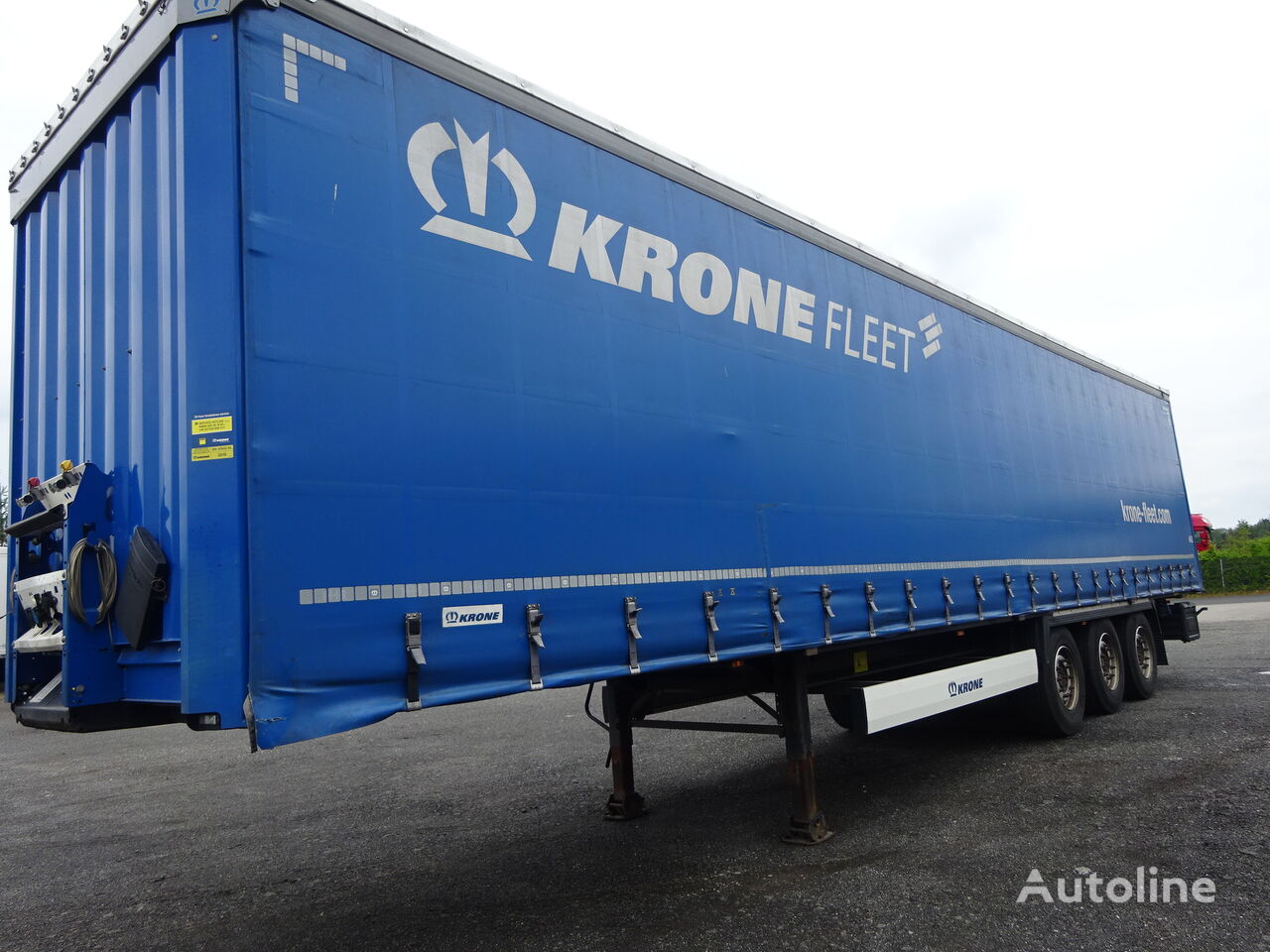 полуприцеп штора Krone  SD DA Schiebeplane Curtainsider