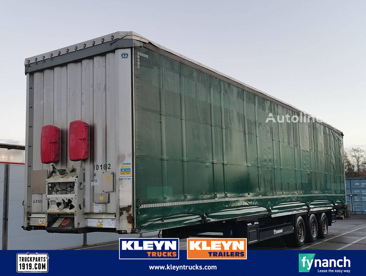 Krone SD HUBDACH curtain side semi-trailer - Autoline