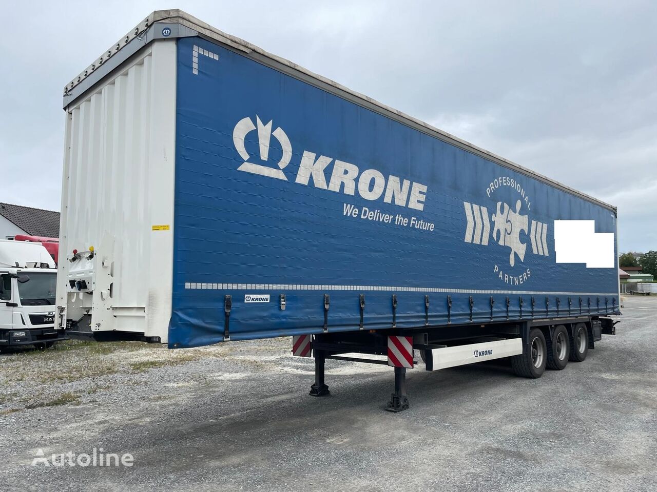 Krone SD Hubdach verbreiterbar Edscha Standard semirremolque con lona corredera