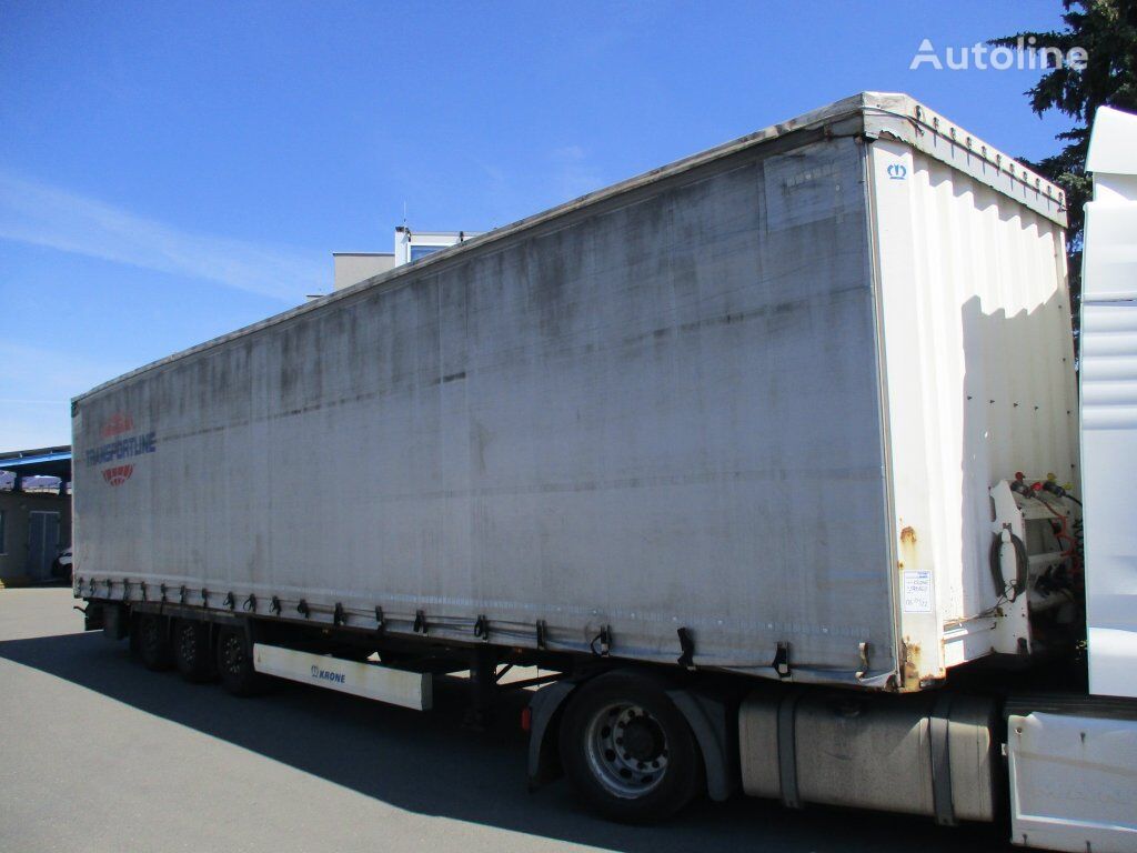 Krone SD MEGA/lowdeck curtain side semi-trailer