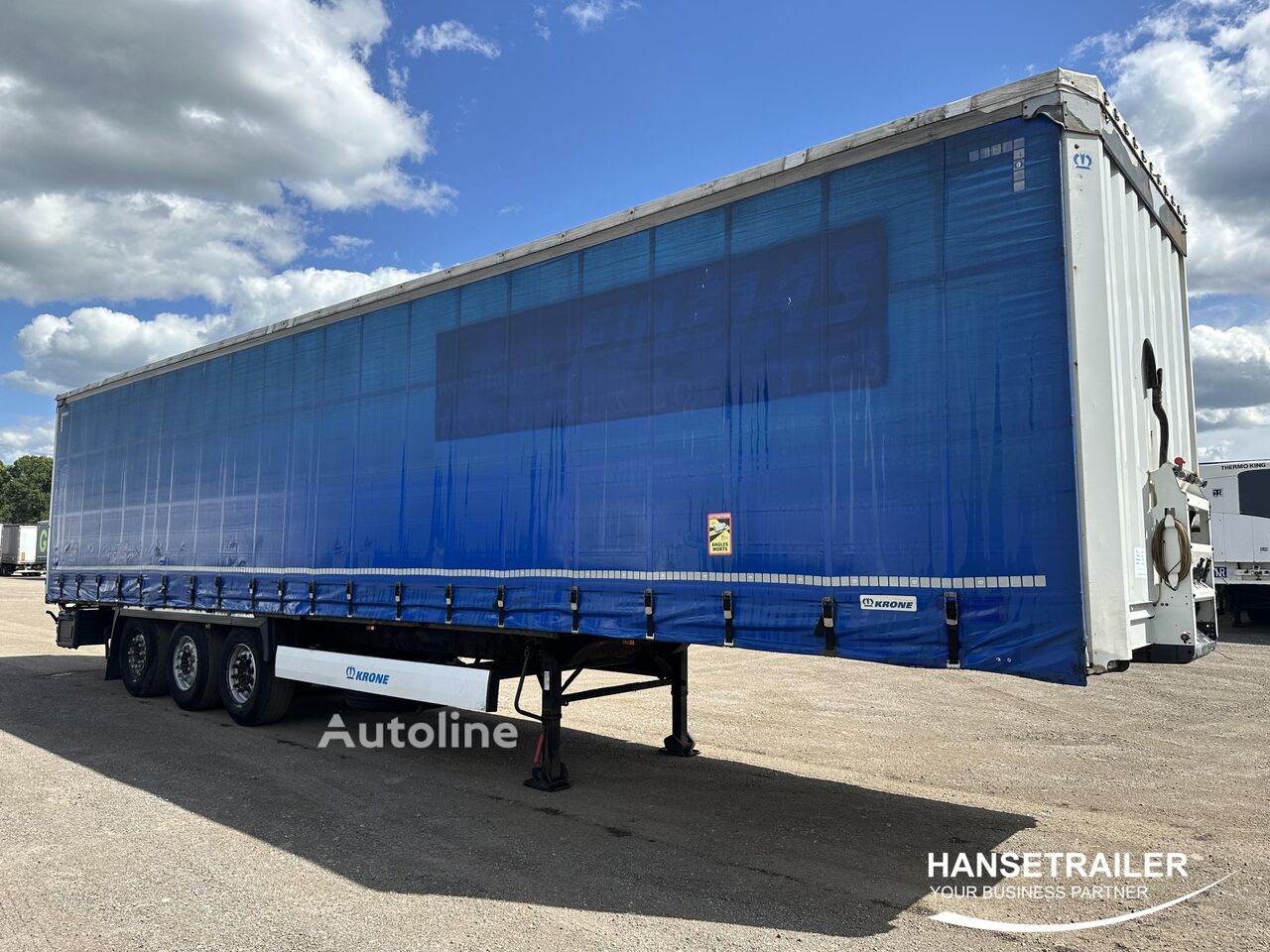 Semi-remorque à rideaux coulissants Krone SD SAF AXLES - Autoline