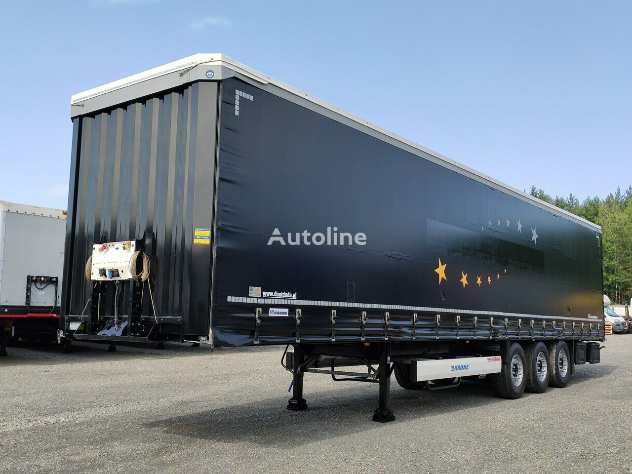 Krone SD Standard 3 Osie Multilock curtain side semi-trailer