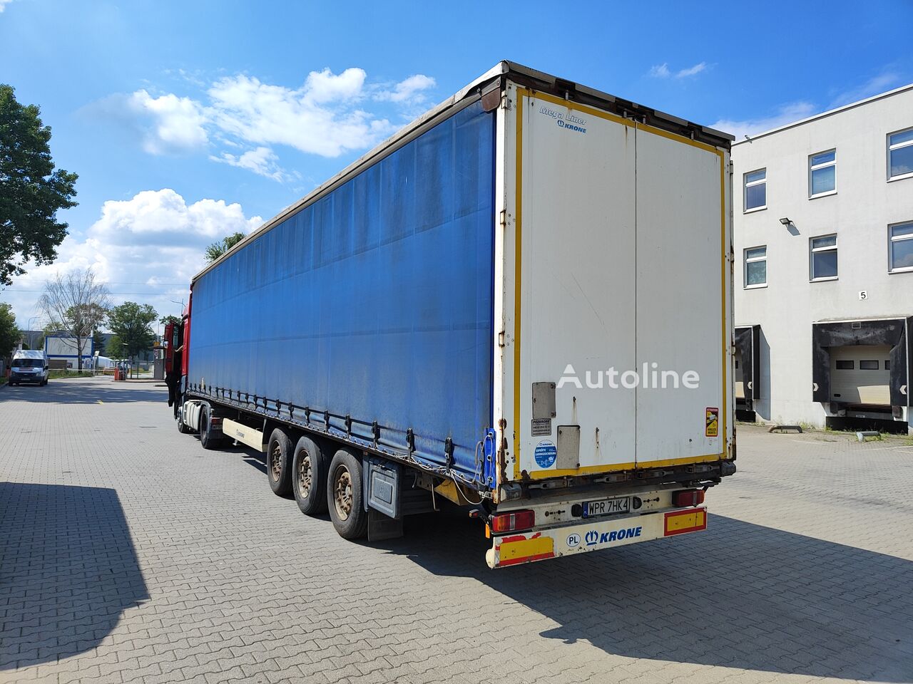 Krone SDP 27 curtain side semi-trailer