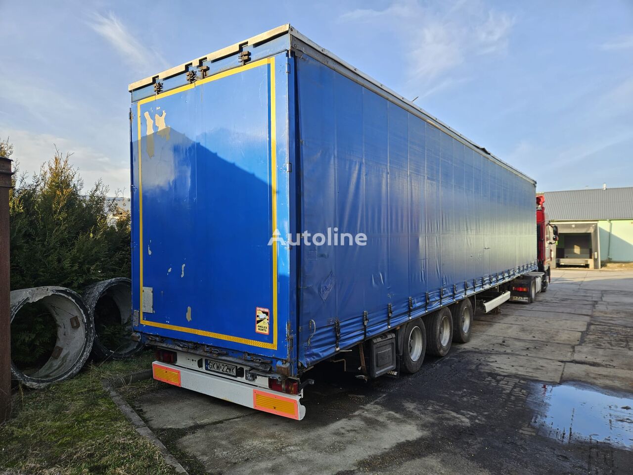 Krone SDP 27 MEGA curtain side semi-trailer