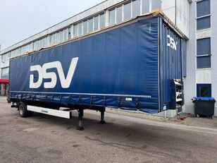 semi-reboque com cortina lateral Krone SE 1 AXLE CITY B&Auml;R LOAD LIFT STEERING AXLE