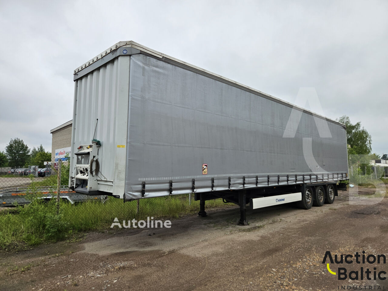 Semi-remorque à rideaux coulissants Krone SK 3855 à vendre | Autoline BF Semi-remorque à rideaux coulissants Krone SK 3855 - Autoline
