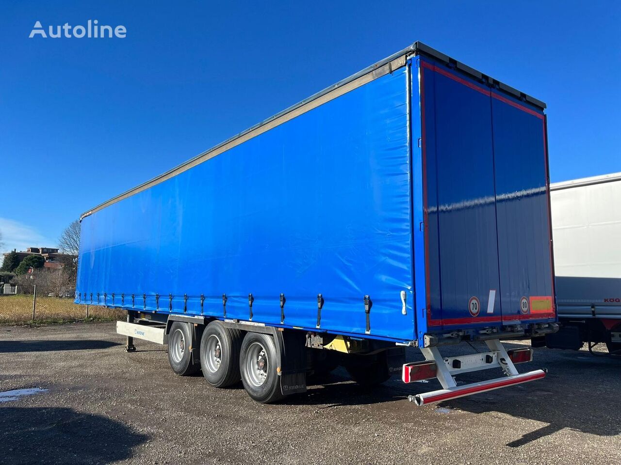 Krone Semirimorchio Centinato Telonato semi-trailer med gardinkapell - Autoline