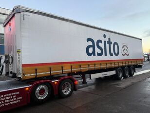 Krone WITH ALUMINIUM SIDEBOARDS, BPW AXLES, SLIDING ROOF curtain side semi-trailer