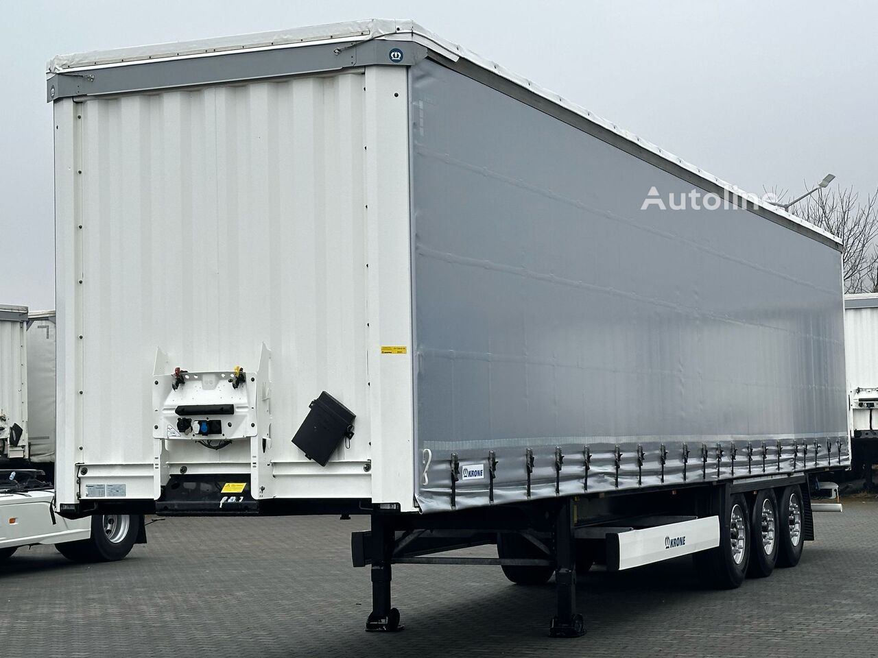 Krone xl curtain side semi-trailer - Autoline