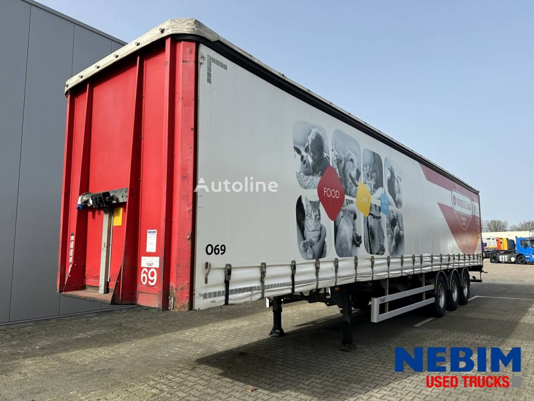 نصف مقطورة ستائر منزلقة LAG O-3-39 LS - 2500KG DHollandia Taillift - Autoline