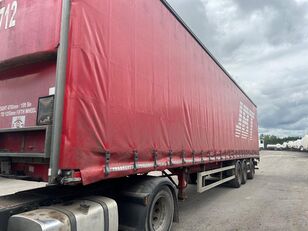 نصف مقطورة ستائر منزلقة Lawrence David LTD Trailer Curtainsider Pillarless Straight