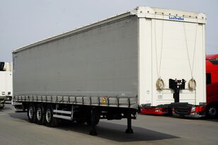 semiremorcă cu prelată cortina LeciTrailer FIRANKA / STANDARD / MOCNA PODŁOGA SZYNA DESKA / OŚ PODNOSZONA /