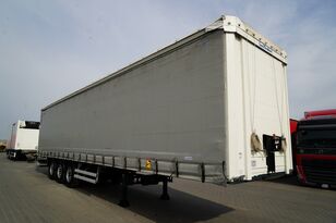 semiremorcă cu prelată cortina LeciTrailer FIRANKA / STANDARD / MOCNA PODŁOGA SZYNA DESKA / OŚ PODNOSZONA /