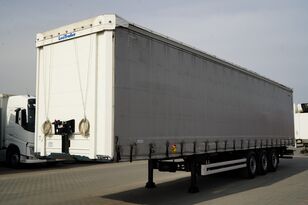 semiremorcă cu prelată cortina LeciTrailer FIRANKA / STANDARD / MOCNA PODŁOGA SZYNA DESKA / OŚ PODNOSZONA /