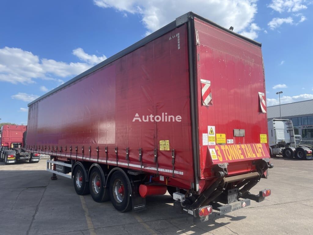 полуприцеп штора Montracon 45FT CURTAINSIDE TRAILER C/W 3 TONNE TAIL LIFT – 2017 – C448248