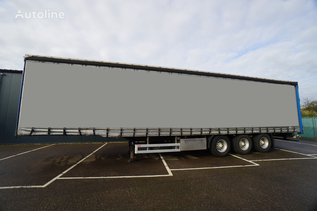 نصف مقطورة ستائر منزلقة Pacton 3 AXLE CURTAINSIDE TRAILER