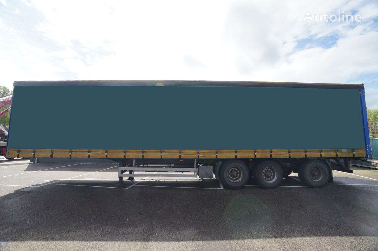 Pacton 3 AXLE CURTAINSIDE TRAILER liukukapelli puoliperävaunu