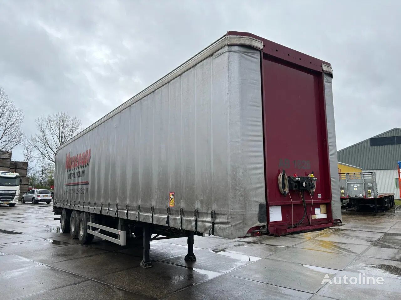 Pacton Schuifzeil / Apk/Tuv 06-2024 / Omega Vloer / NL Trailer curtain side semi-trailer