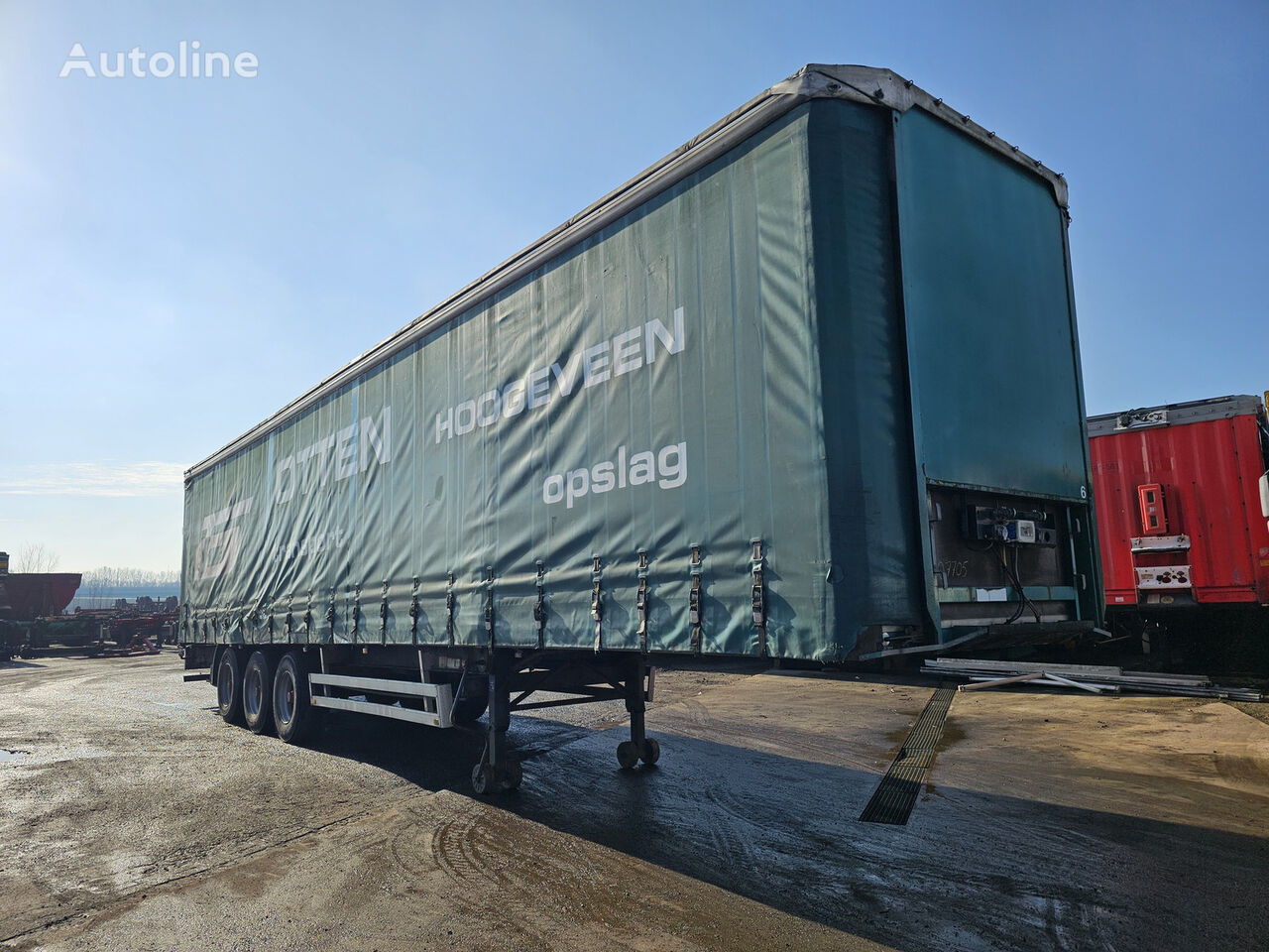 Pacton T3 001 | 3 axle curtainsider | Bpw drum. semi-trailer med gardinkapell