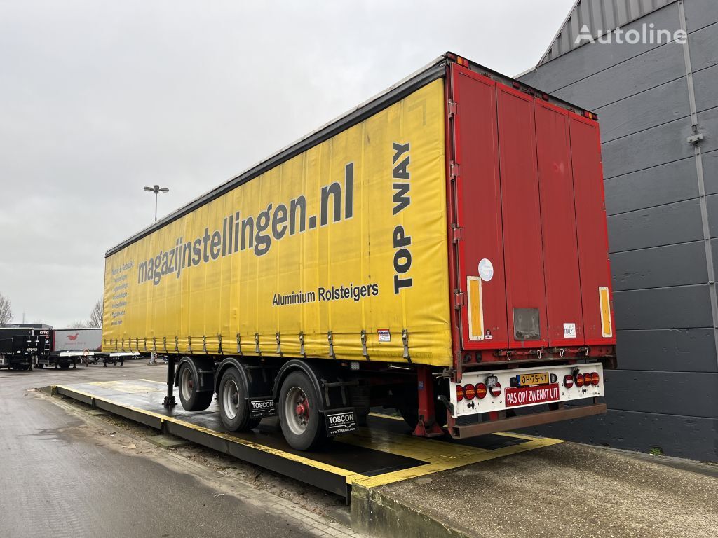 semi-trailer dengan terpal samping Pacton schuifzeil oplegger | 2 stuurassen | BPW assen