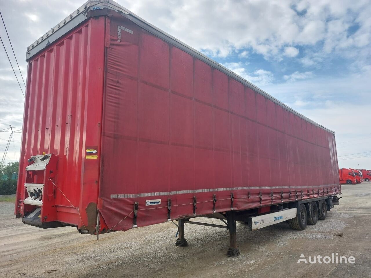 SAF curtain side semi-trailer