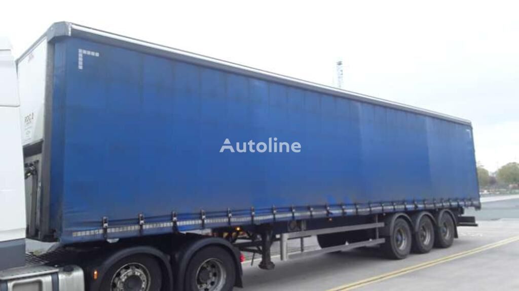 نصف مقطورة ستائر منزلقة SDC Curtainsider Trailer