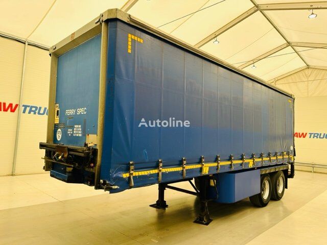 SDC Tandem Axle Curtainsider Trailer Tail Lift liukukapelli puoliperävaunu