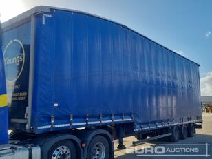 SDC Trailers Tri Axle Double Decker Curtainsider Trailer (Plating Ce függönyponyvás félpótkocsi