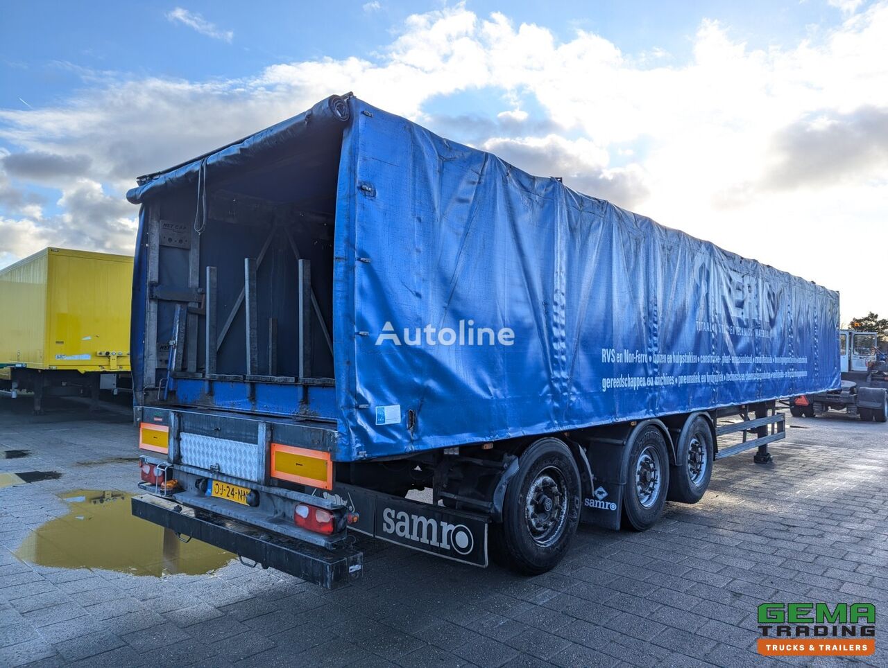 Samro ST39WGWE 12.9M 3-Axles BPW - Sliding hood - Lift/steering axle - curtain side semi-trailer