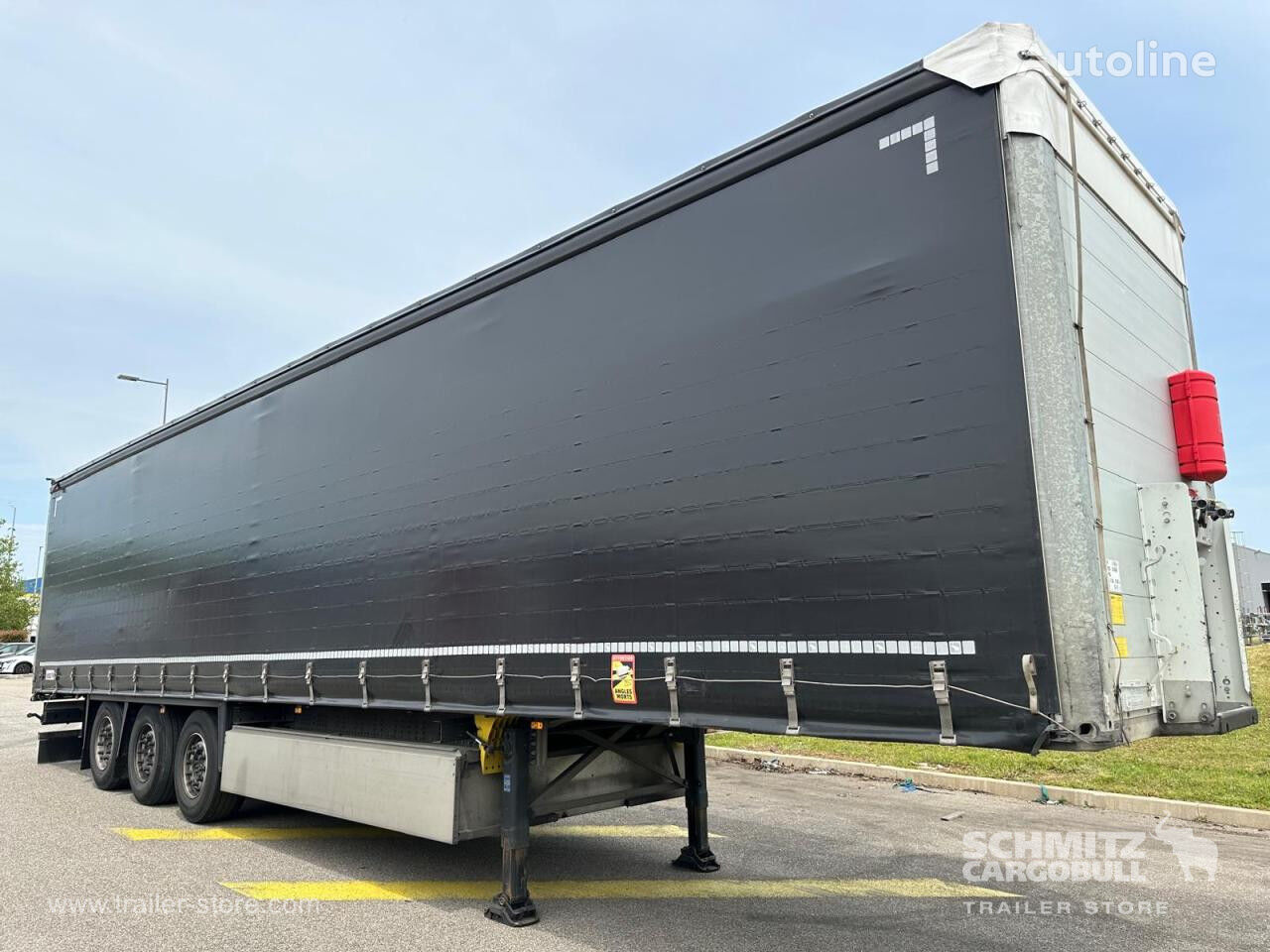 Schmitz curtain side semi-trailer